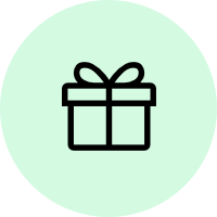 Icon of a present wrapped in a bow