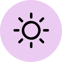 Icon of the sun