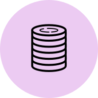 Icon of a stack of coins