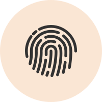 Icon of a fingerprint