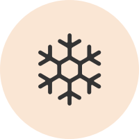 Icon of a snowflake